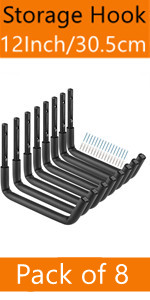 Wall Mount Storage Hooks