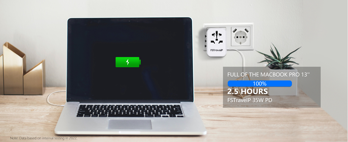 2.5 HOURS FULL CHARGING MACKBOOK