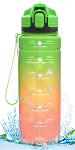 water bottle 1l 1 litre sports water bottle gym water bottle running water bottle motivational