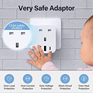 3 USB ports including fast charge 15W type C port. To speed charge your smart phones tablets etc