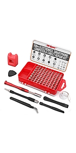 108pc Precision Screwdriver and Opening Pry Tools. Repair Kit