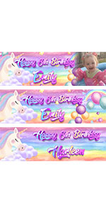 happy birthday party banner backdrop background