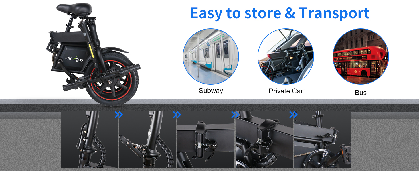 Folding City Electric Bike