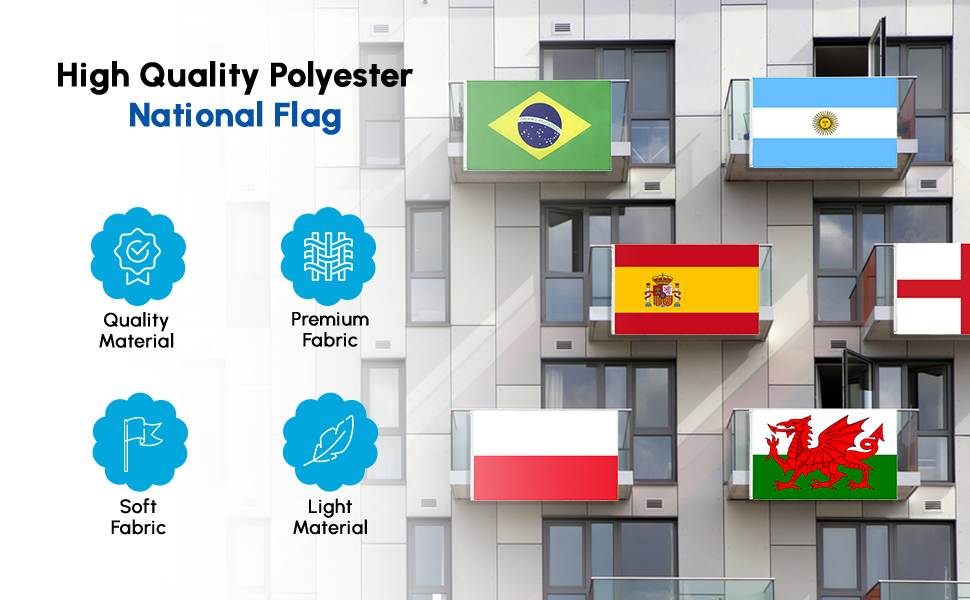 5X3FT Double Sided Flag Banner with Two Brass Grommets