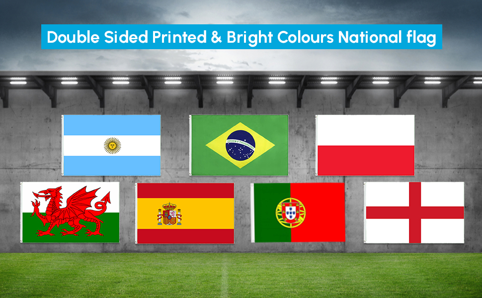 5X3FT Double Sided Flag Banner with Two Brass Grommets