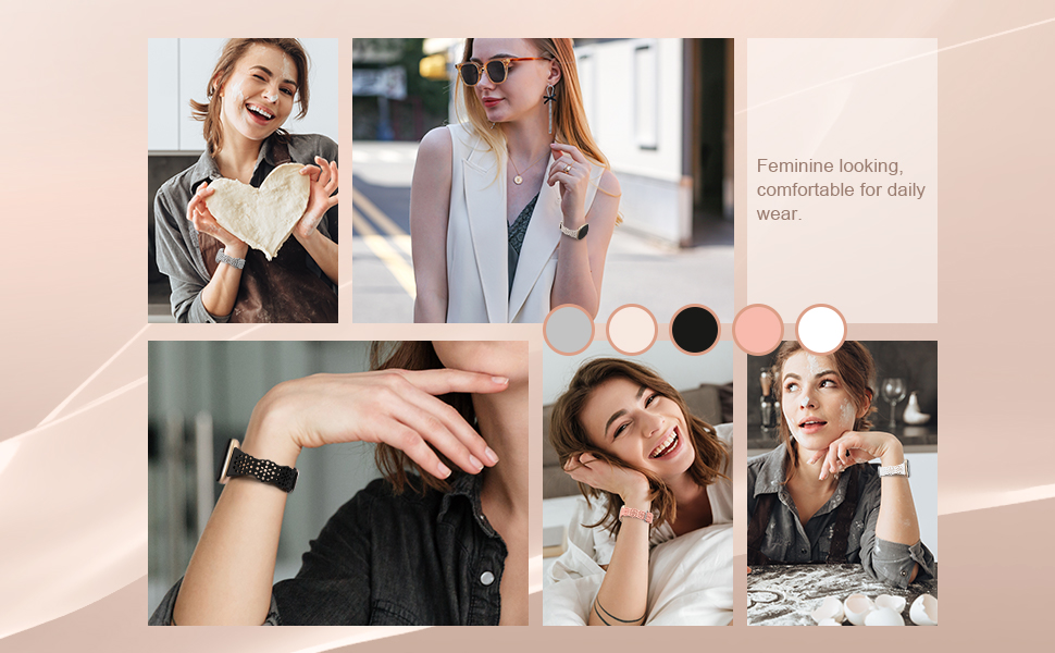 fitbit versa 3 straps for women