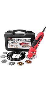 400W 3.6A Corded Mini Circular Saw