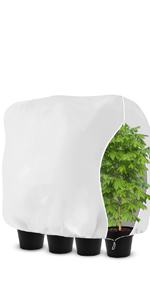 Garden Plant Fleece Frost Protection, Winter Frost Covers Fleece Jackets for Plants