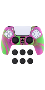 controller grip for ps5 silicone skins controller thumb grips caps for PlayStation 5 silicone case