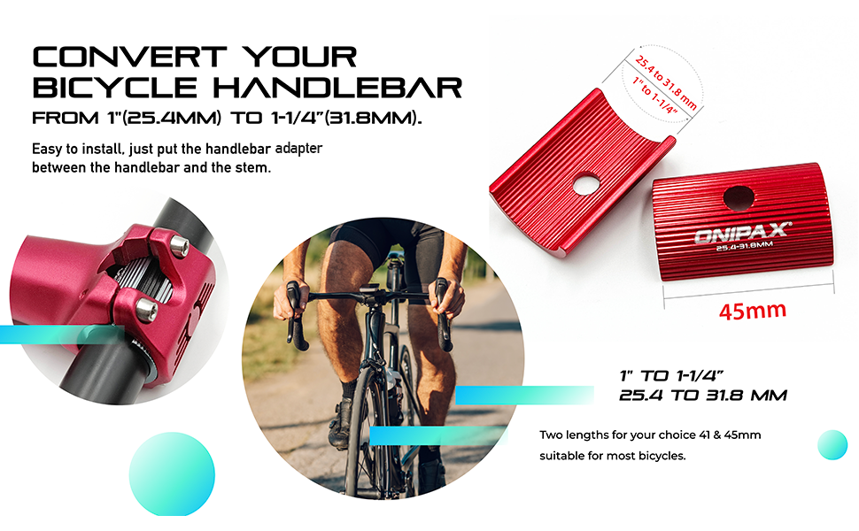 ONIPAX Bike Handlebar Adapter