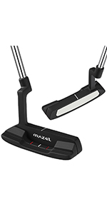 Mazel blade putter with headcover and marker