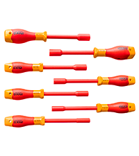 INGCO 7Pcs Insulated Nut Screwdriver Set