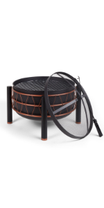 Black & Copper Fire Pit