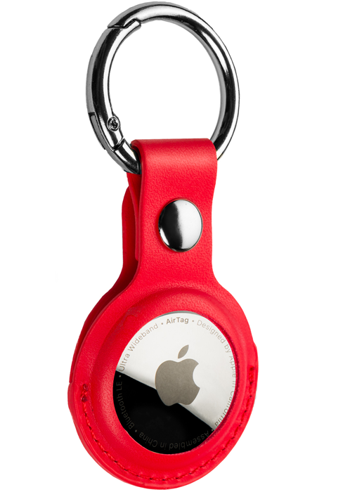 airtag keyring leather