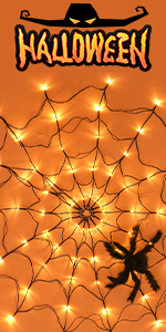 Halloween Spider Cobweb Light