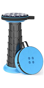 retractable folding stool