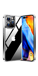 Diamond Clear iPhone 14 Pro max Case