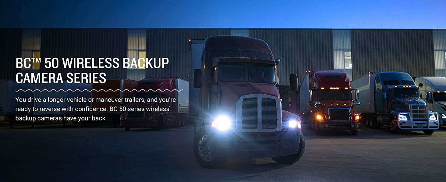 BC 50 Wireless Backup Camera Series