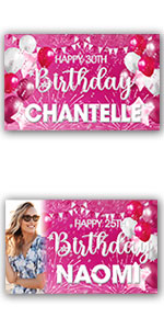 personalised birthday banner