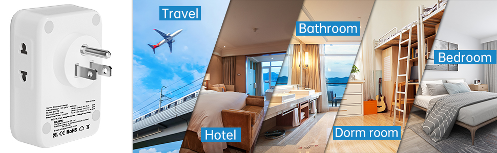 UK to EU Euro Europe Travel Adapter