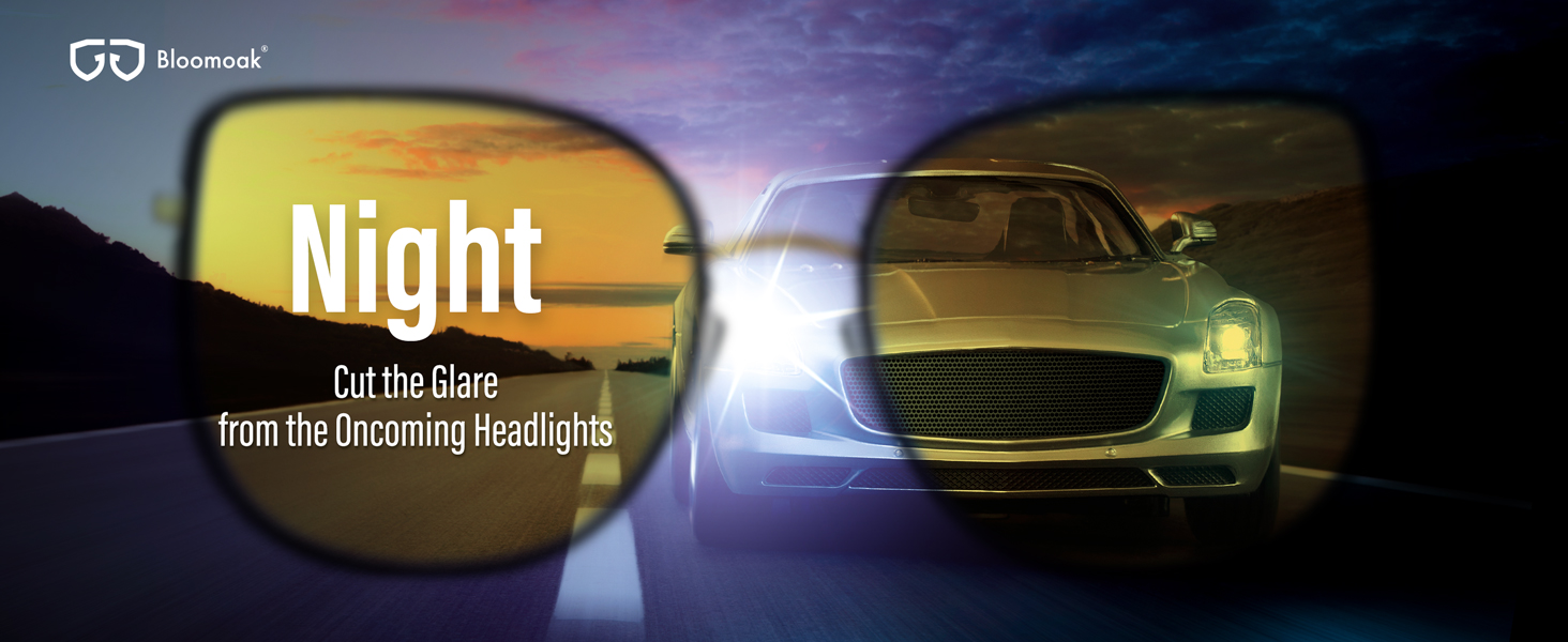 yellow driving glasses night polarised over glasses