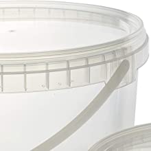 container tub lid seal bucket storage lid seal