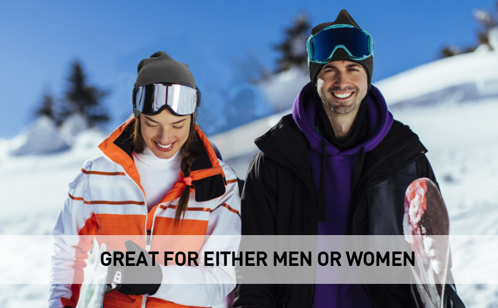 Arcweg Winter Fleece Hat Thermal Running Hat Windproof Fleece Cycling Hat