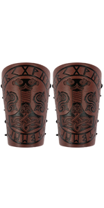 Fenrir wolf arm bracers