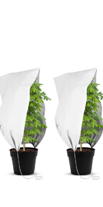 Garden Plant Fleece Frost Protection, Winter Frost Covers Fleece Jackets for Plants