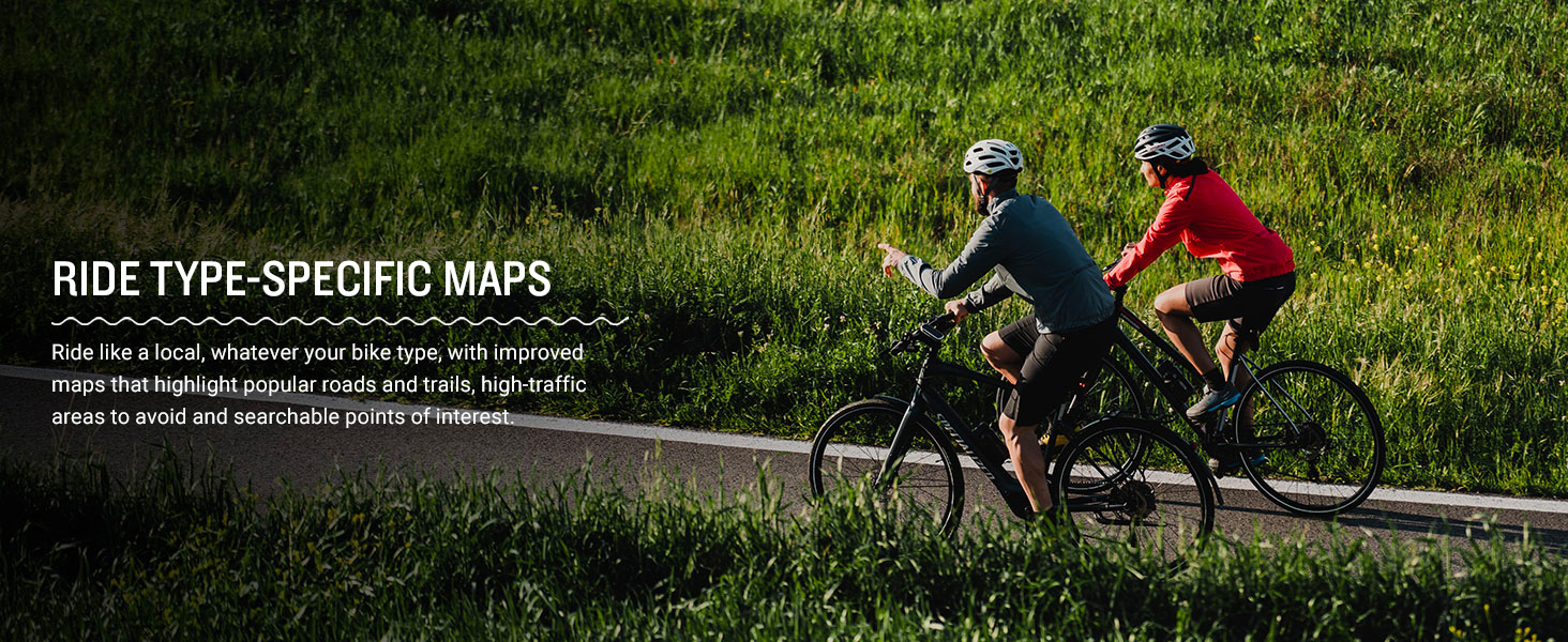 Ride type-specific maps