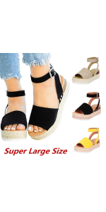 Women's Wedge Buckle Sandals