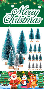 Mini Sisal Snow Frost Trees