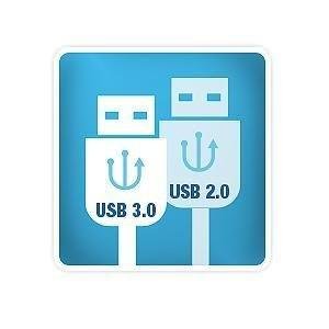 USB 3.0 and 2.0 Compatible