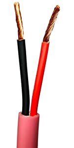 Low Smoke Zero Halogen Speaker Cable, Speaker Wire, Permanent Install, LoopsDirect
