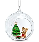 Swarovski Annual Edition 2022 Star Ornament, White Swarovski Crystals with Champagne Gold Tone Pl...