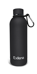 black water bottle