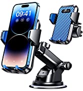 VANMASS Car Phone Holder 2022, [60+ LBS Suction & Military Protection] Mobile Phone Holder for Ca...
