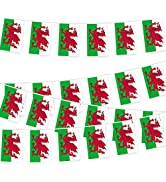 12 Pcs Scotland Stick Flag, 14x21cm Scotland Scottish Flag HandHeld Mini Flag With 12