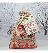 Festive Bee Ball Pouches with Handmade Wildflower Bee Balls Perfect Unique Christmas Stocking Fil...