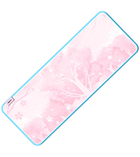 RGB Gaming Mouse Pad Pink