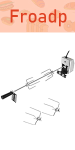 Elektrischer Drehspieß, Rotisserie Kit