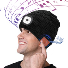 Winter Knitted Music Cap