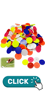 Golf Ball Marker Plastic 50 100 pack