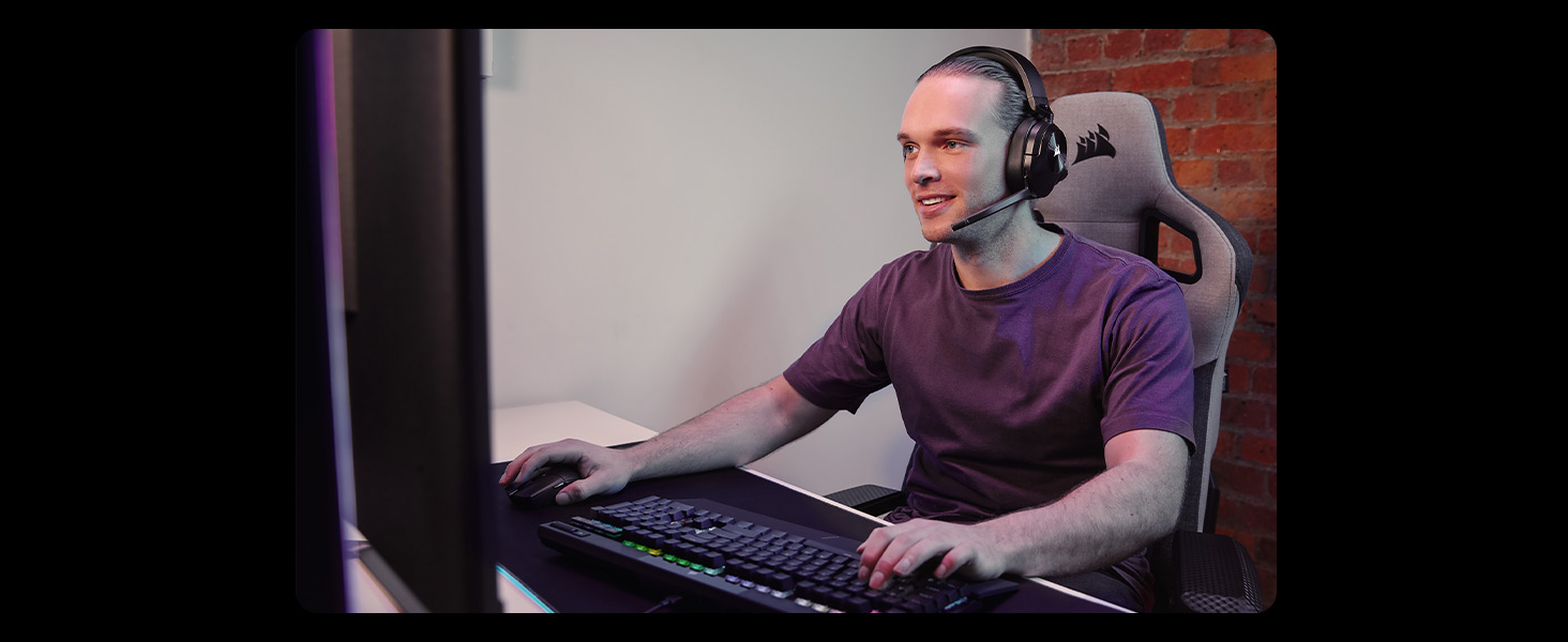 Wireless gaming headset, pc gaming headset, gaming headphone, gaming headset with mic