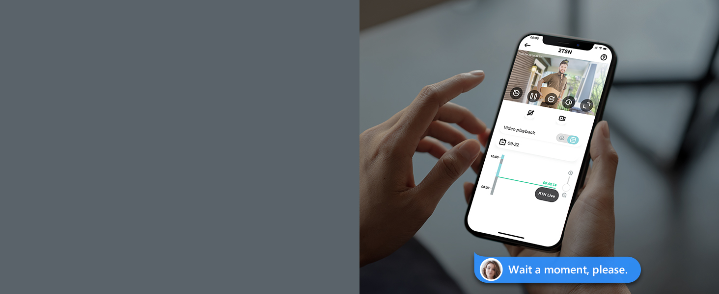 outdoor wireless WIFI security camera with 2 way audio