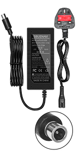 hoverboard charger uk 1 pin