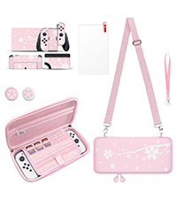 Nintendo Switch OLED Carrying Case Pink