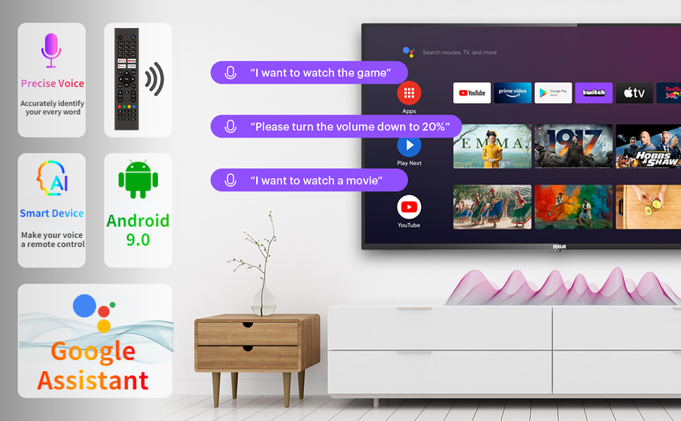 RCA 50 inch TV FHD+
