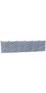 Wooden 7 Pole Windbreak charcoal