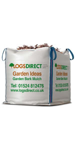  Bulk Dumpy Bag Garden Bark Mulch - Suitable for Outdoor Yard Garden